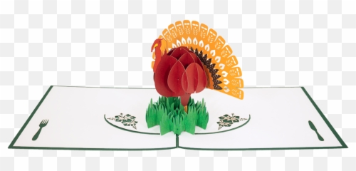 Turkey Thanksgiving Pop Up Card - Art Emoji,Hand Turkey Emoji