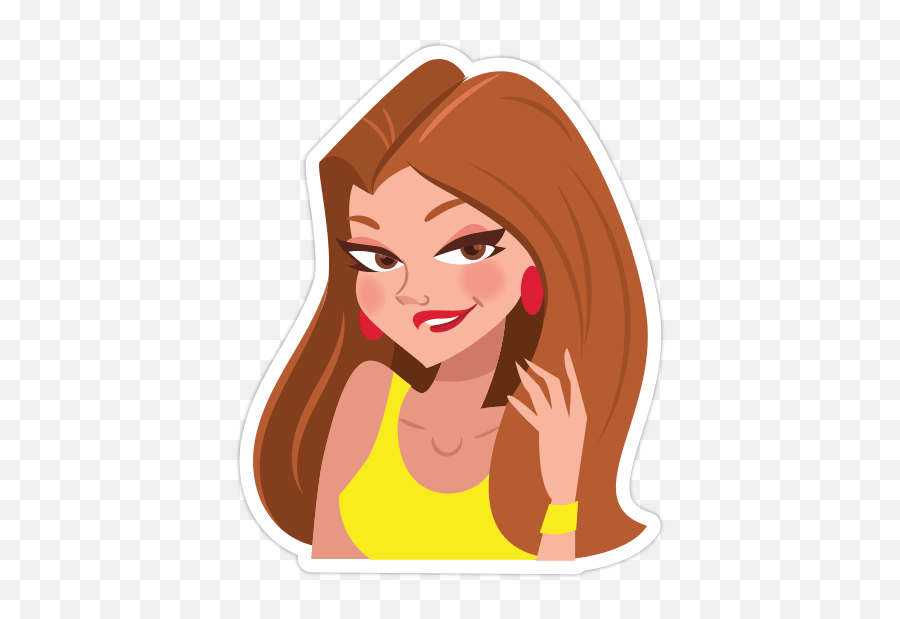 Girl Moods Emoji,Japanese Emoticon Flirt