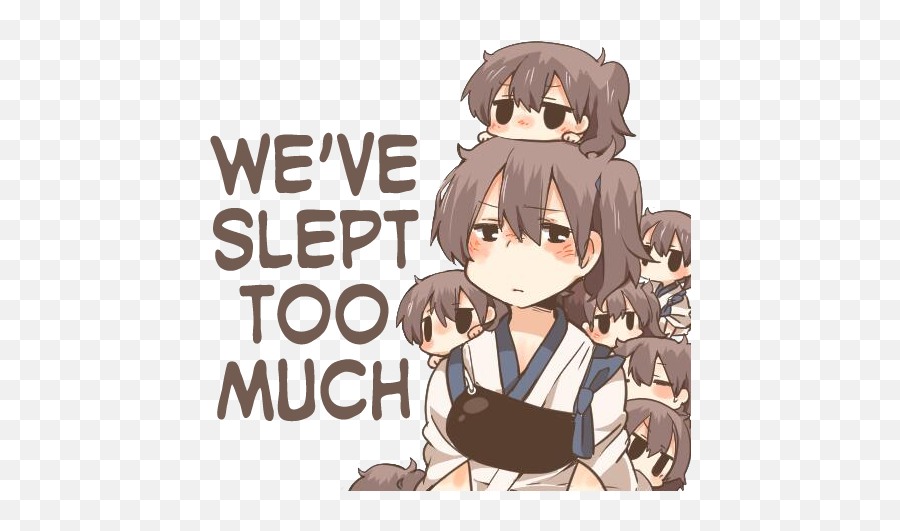 Weu0027ve Slept Too Much Kancolle Sleep Kagaposting Know Emoji,Kancolle Emoticon Pixiv