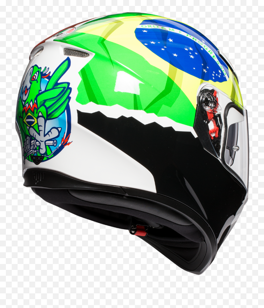 Agv K - 3 Sv Mutli Scudetto Motorcycle Road Full Face Helmet Agv K3 Sv Franco Morbidelli Emoji,Harley Motorcycle Emoji