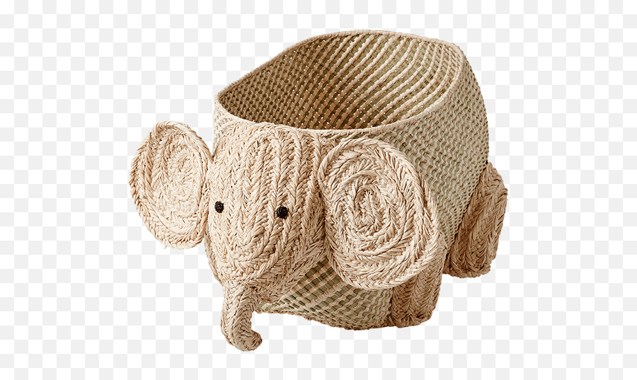 Storage Basket - Nellie The Elephant Mrs Zebra Emoji,Wicker Basket Emoji