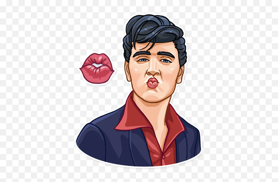 Elvis Presley - For Adult Emoji,Elvis Presley Emoji