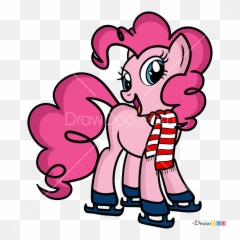 How To Draw Pinkie Pie Christmas Cartoons - Fictional Character Emoji,Gun Skull And Pie Emoji