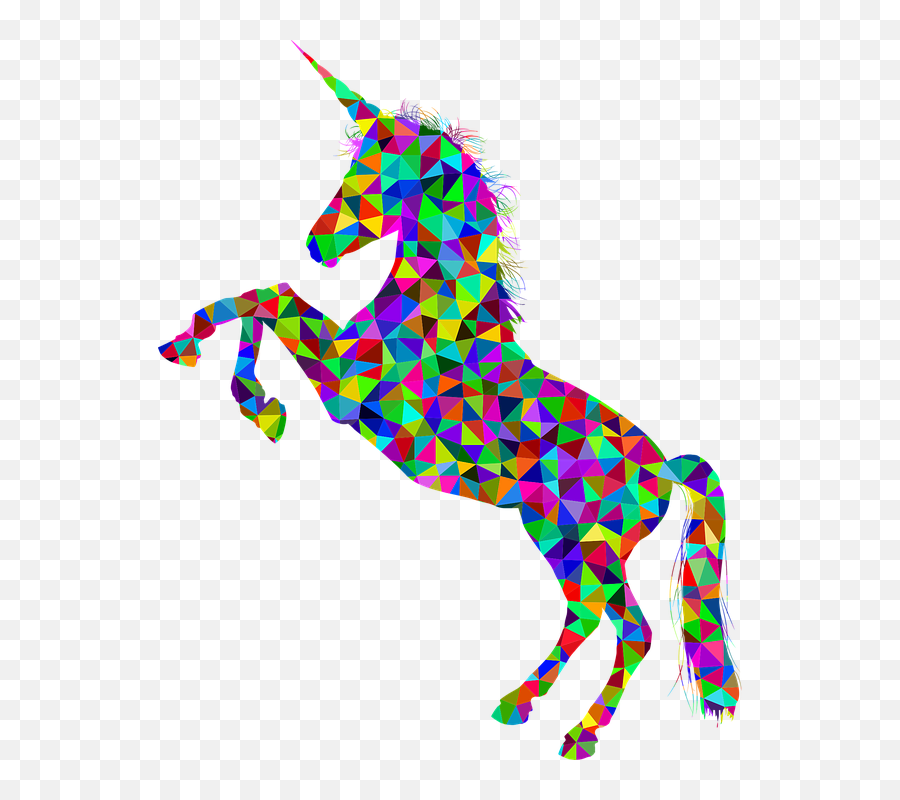 Unicórnio - Ver E Fazer Rainbow Unicorn Abstract Art Emoji,Emoticons Da Lua