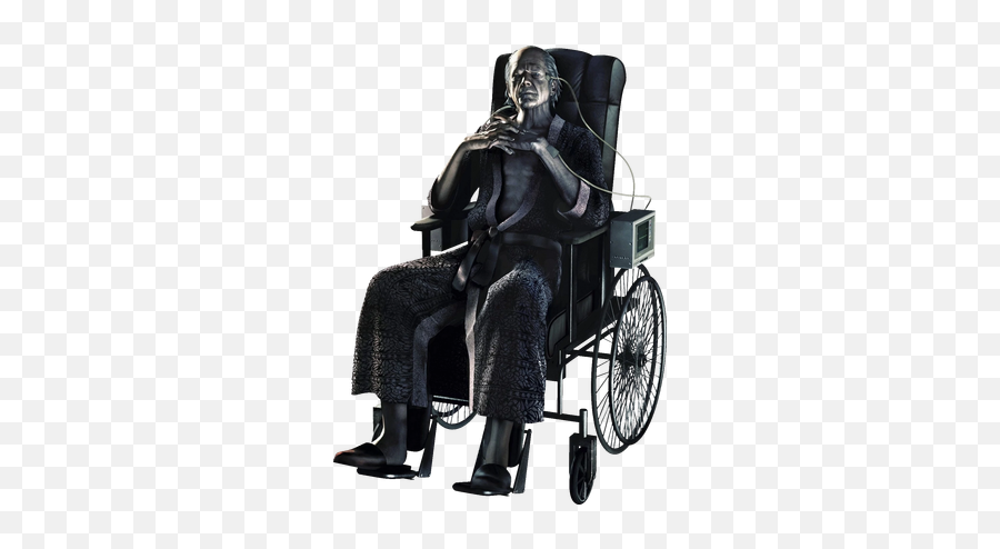 Evil Cripple - Resident Evil Spencer Emoji,Emotion Wheelchair Wheels