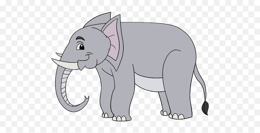 New For Elephant Drawing Images Easy - Easy Elephant Drawing With Colours Emoji,Ways To Draw Chibi Emotions