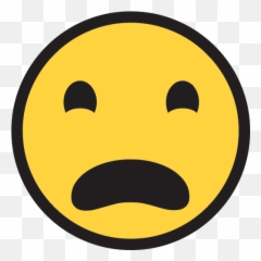 Frowning Face With Open Mouth - Happy Emoji,Mouth Emoji