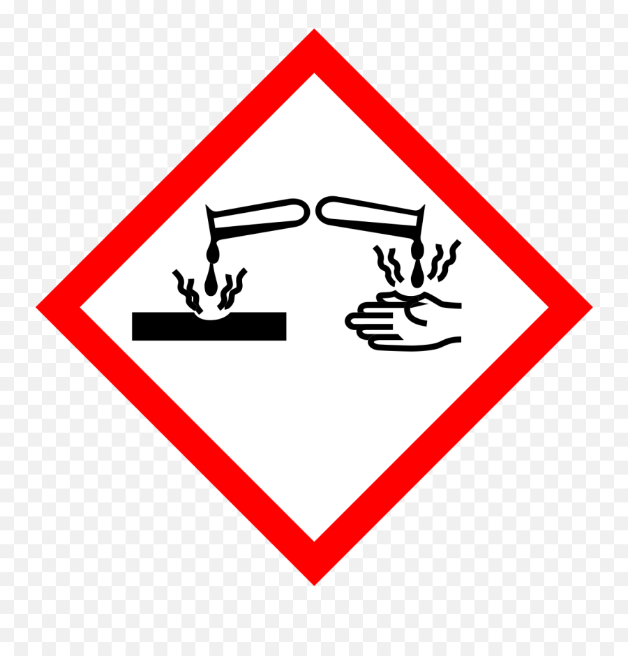 Corrosive Substance - Symbol Would A Dilute Acid Emoji,Stay Strong Face Text Emoticon