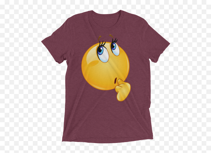 Funny Wonder Female Emoji Face T Shirt - Ronald Reagan Make America Great Again Merchandise,Thinking Fb Emoticon