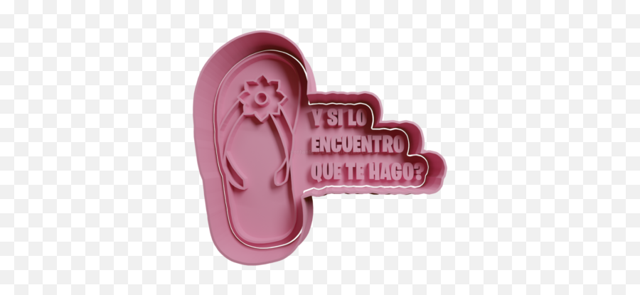 Ojota Y Si Lo Encuentro Que Te Hago - Candy Chocolate Mold Emoji,Emoticon De Chancla