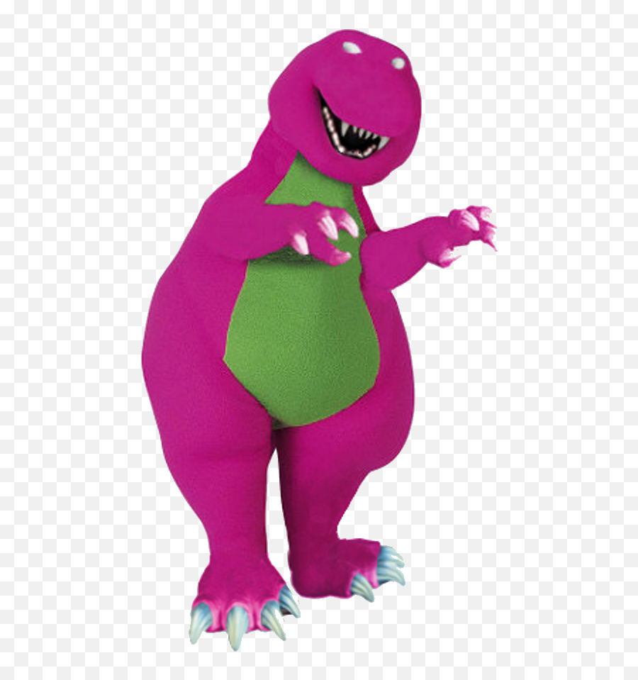 Giga Barney The Dinosaur - Error Barney Emoji,Scared Dinosaur Emoticon