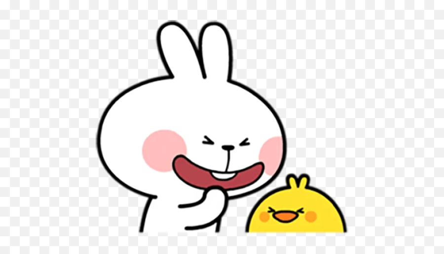 Sticker Maker - Bunny Cute Rabbit Sticker Gif Emoji,Buff Rabbit Emoticon