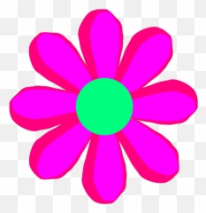 Free Flower Cartoon Images Download - Flower Clipart Green Emoji,Different Coloe Emoji Cartoon