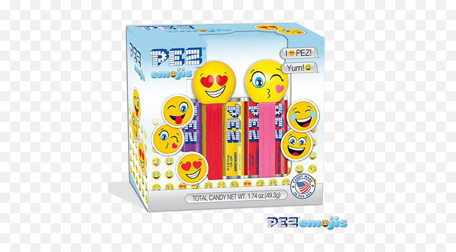 Download Pez Emojis Candy Dispenser - Pez Candy,Candy Emojis