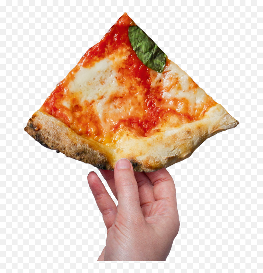 Download In Pizza We Trust - Pizza Margherita Full Size Margherita Pizza Slice Png Emoji,Margaritas Emojis