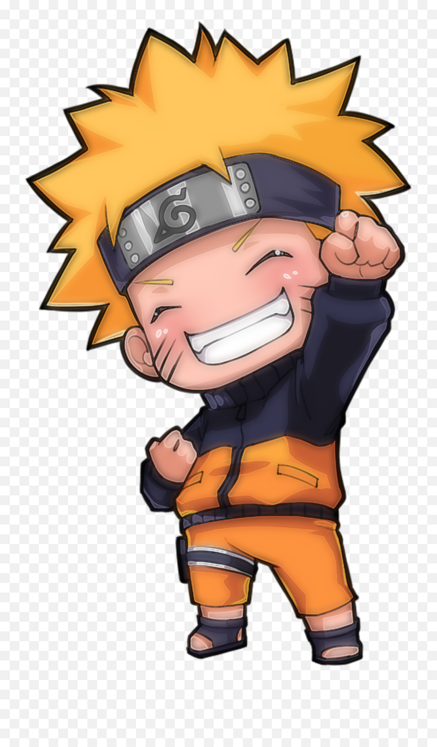 Naruto Anime Cartoon Emoji - Naruto Chibi Png,Naruto Emojis