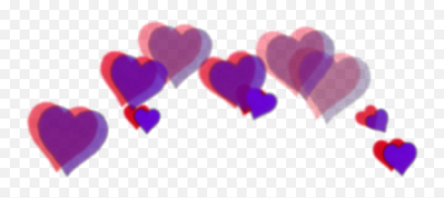 Ryuko Heartcrown Crown Emoji Sticker By Dazai Is Mine - Glitchy Heart Crown,Colorful Heart Emojis