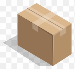 Sealed Rectangular Cardboard Box - Sealed Box Emoji,Cardboard Cutout Emojis