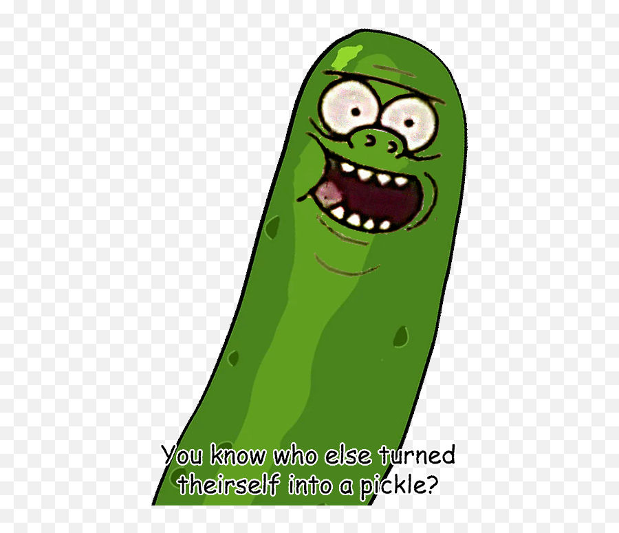 Pickle Mitch Regularshow - Fictional Character Emoji,Rick Morty Slack Emojis
