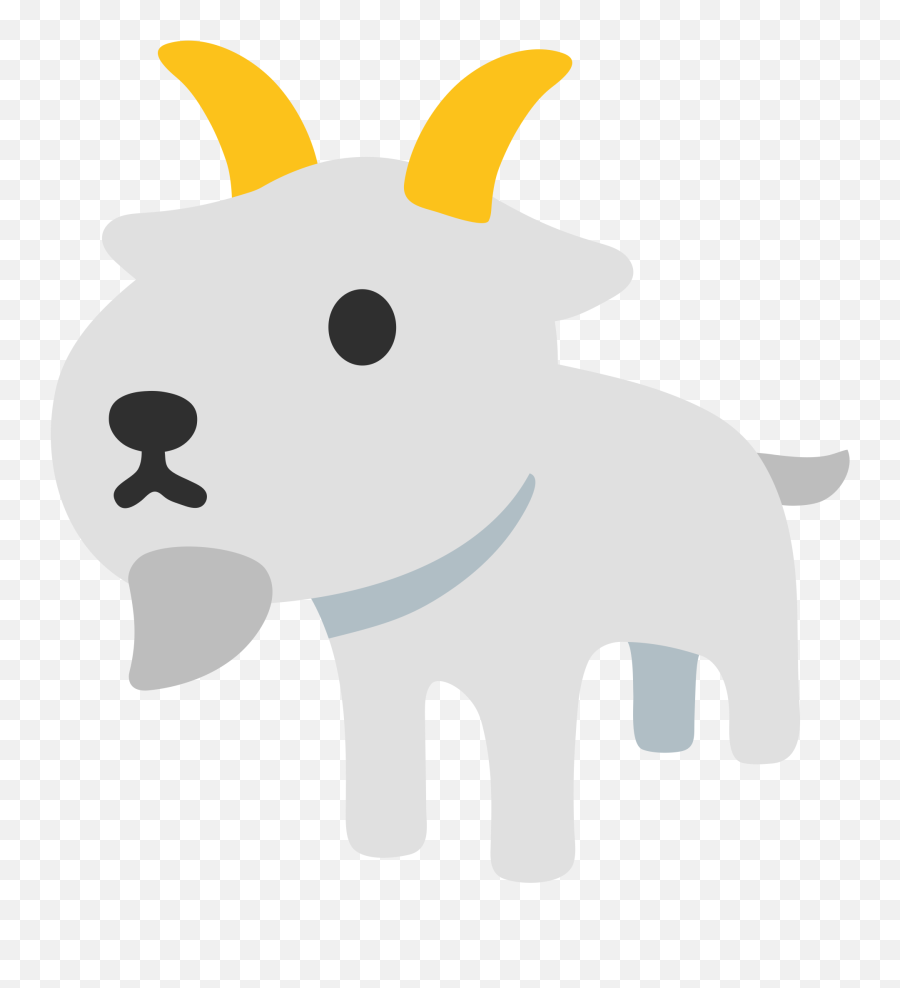 File - Emoji U1f410 Svg Goat Emoji Full Size Png,Moon Emoji Head