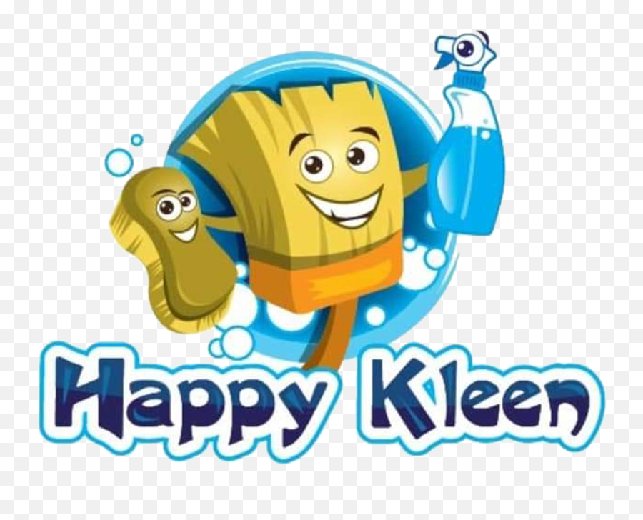 Happy Kleen Emoji,Mopping Emoticon