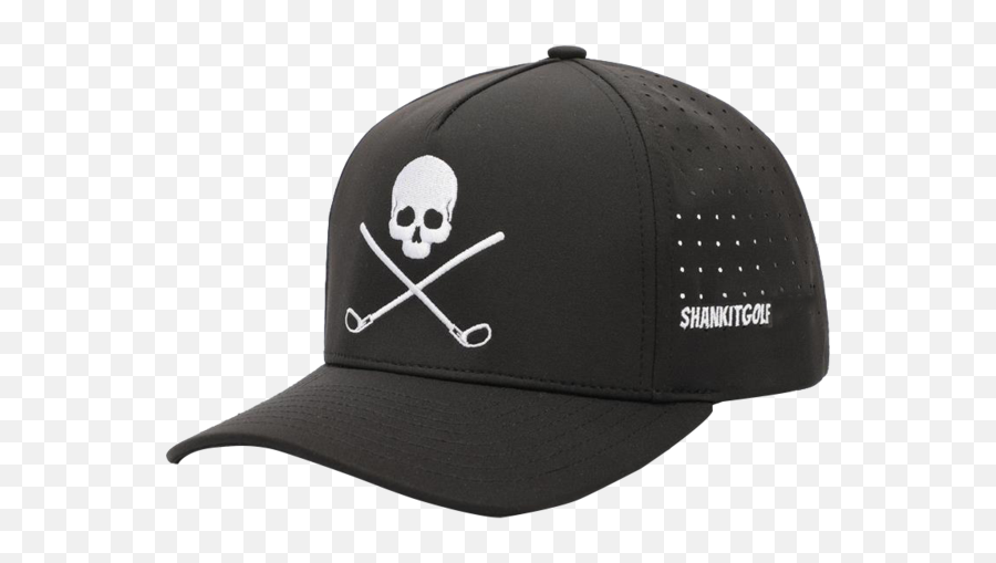 Skull And Crossbones Black Adjustable Golf Hat Emoji,Text Girl Skull And Crossbones Emoticon