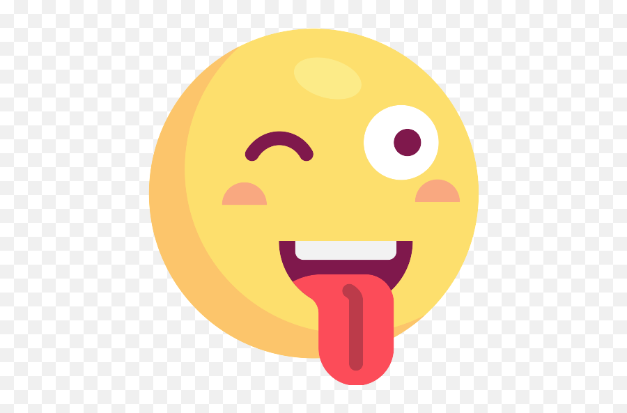Wink Vector Svg Icon - Icon Emoji,Wink Tongue Emoji