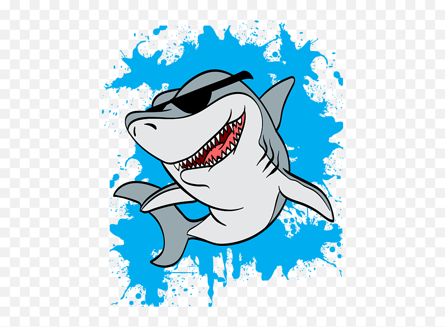 Know Someone That Is A Shark Fan Heres A Shark Shirt Sea Emoji,How To Make A Shark And Giraffe Emoticon In Facebook
