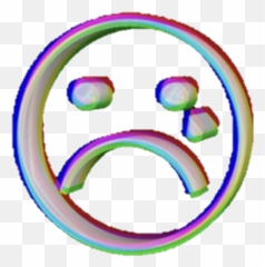 Sad Tumblr Broken Helpme Help Sticker By Emoji,Sad Emoticon Vaporwave
