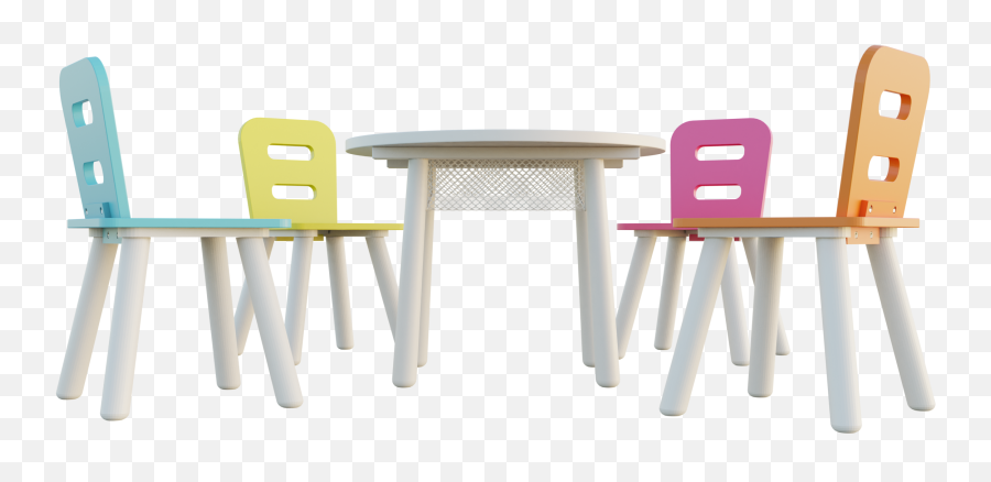 Table And Chairs Set For Kids - Blender Market Emoji,Blender Emoji