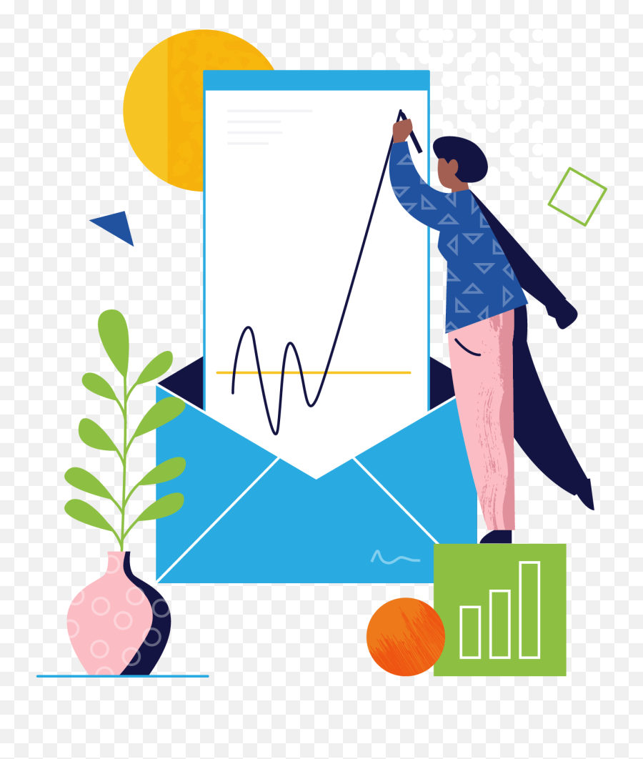 57 Key Email Marketing Stats For 2021 - Vertical Emoji,Statistics Emoji