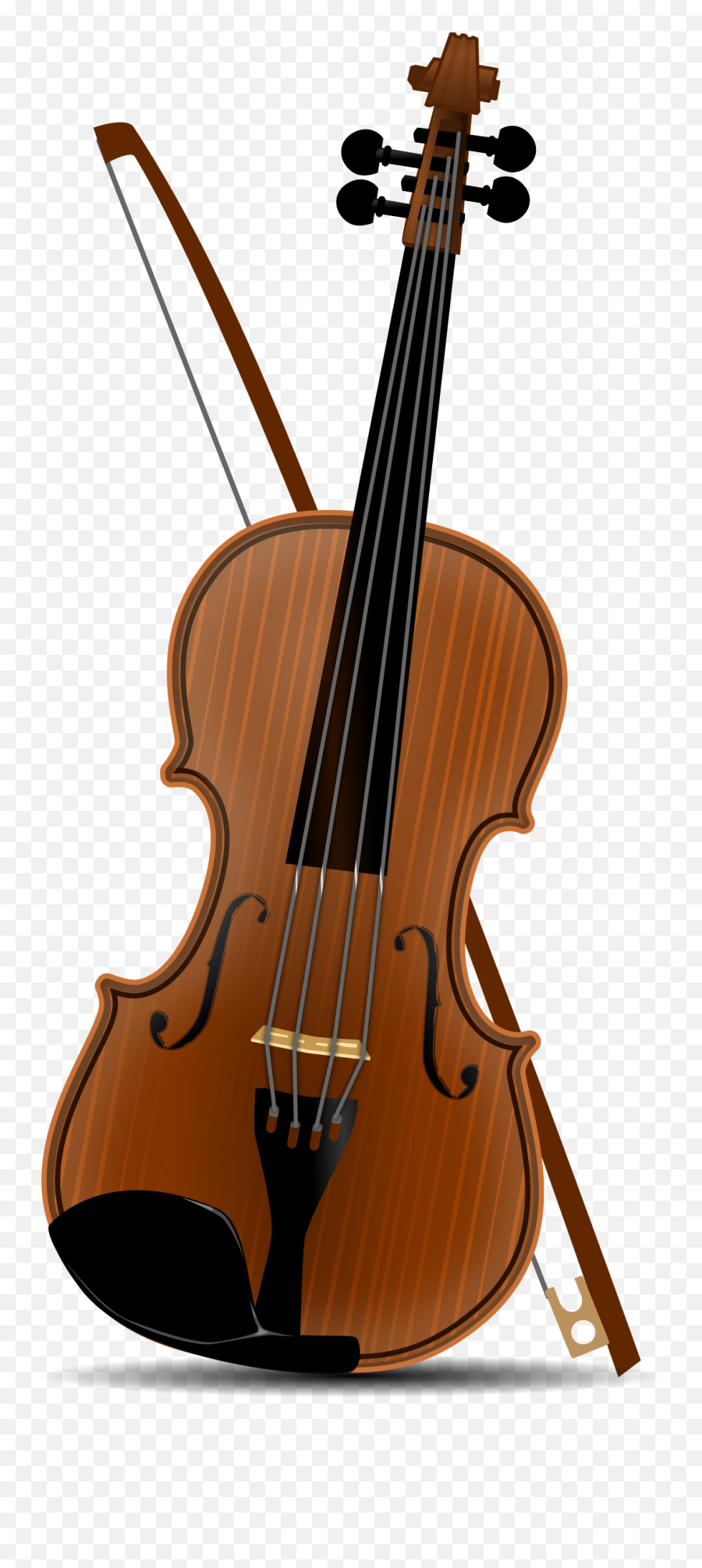 Cartoon Violin And Bow Clip Art Image - Clipsafari Transparent Background Violin Clipart Emoji,X And Bow Emoji