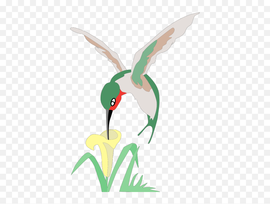 Hummingbird Png Svg Clip Art For Web - Download Clip Art Hummingbird At Flower Cartoon Emoji,Hummingbird Emoji