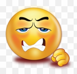 Angry Sad Fist Emoji - Stickers Sad Messenger,Frustrated Emoji