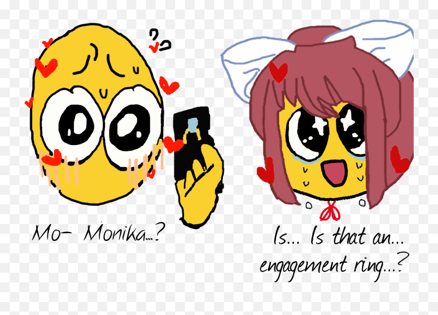 Literature Club - Monika After Story Gif Emoji,Monika Emoji