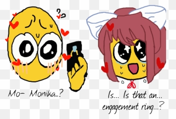 Literature Club - Monika After Story Gif Emoji,Monika Emoji