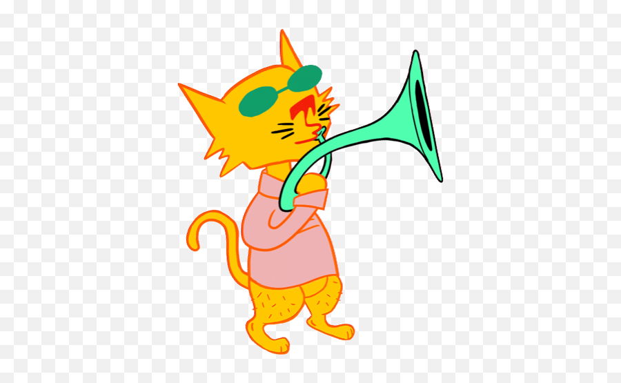 Top Chi Pu Stickers For Android U0026 Ios Gfycat - Blowing Trumpet Cartoon Gif Emoji,Kaala Emoji