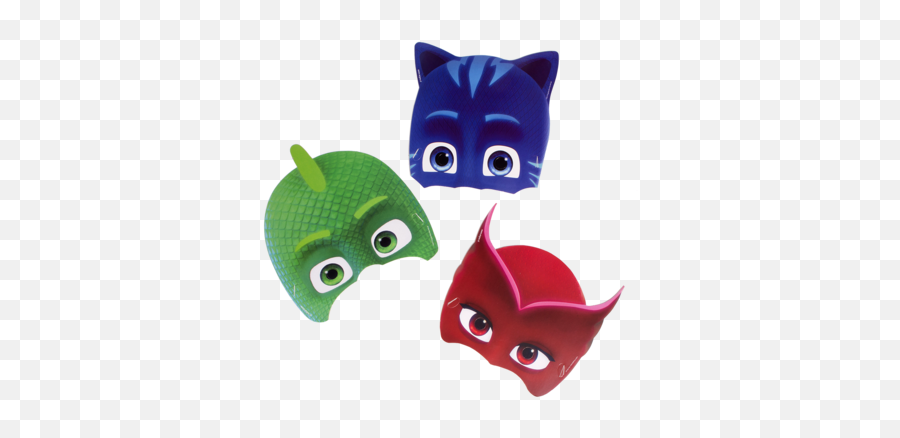 Máscaras Invitados Pj Mask - Mascaras Pj Masks Png Emoji,Emoji Cumplea?os