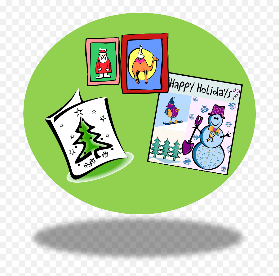 Library Of Snowflake Picture Freeuse Library For Holiday - Write Christmas Card Cartoon Emoji,Emoji Holiday Cards