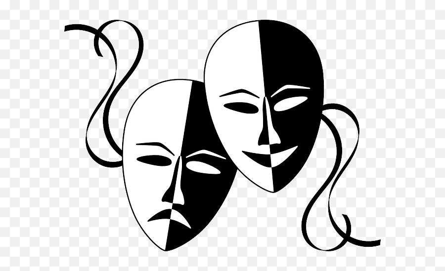Theatre Masks Drama Masks - Theatre Masks Pdf Emoji,Masks Emotions