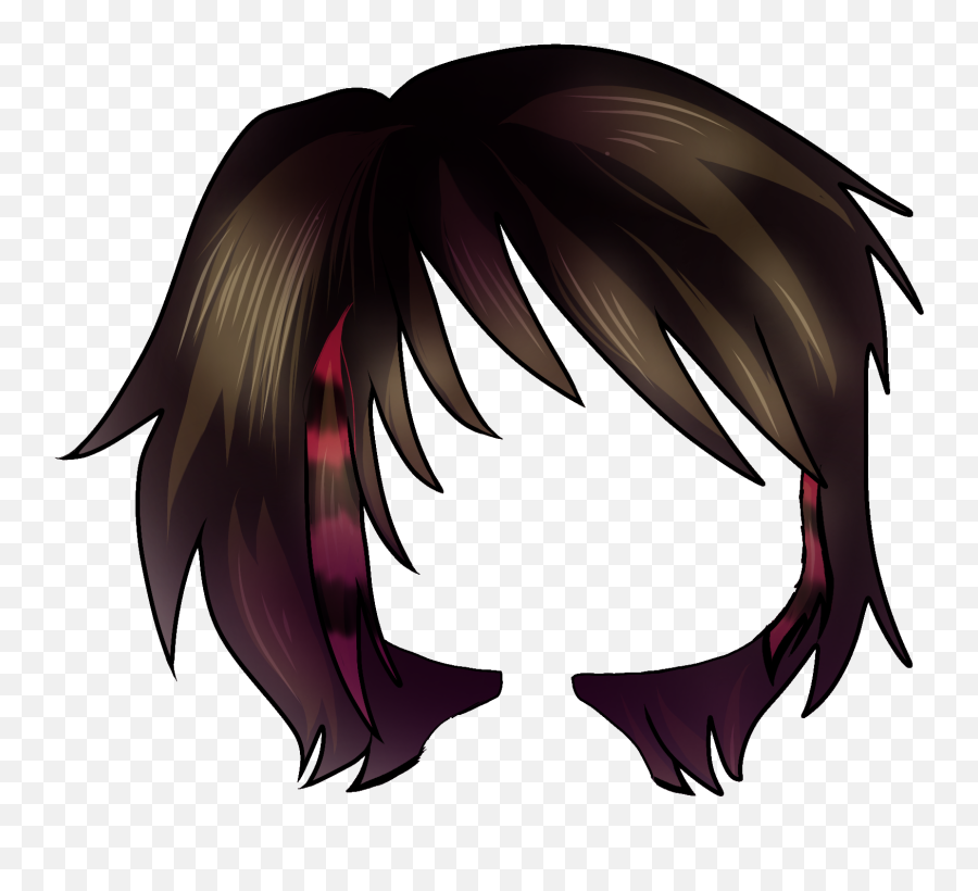 Popular And Trending Emo Hair Stickers Picsart - Hair Design Emoji,Emoji Hair Remover