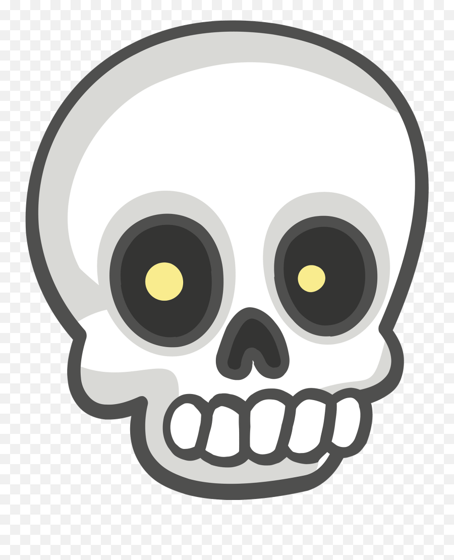 Skull Clipart Free Download Transparent Png Creazilla - Paradise Village Beach Resort Emoji,Horrifying Face Emoji