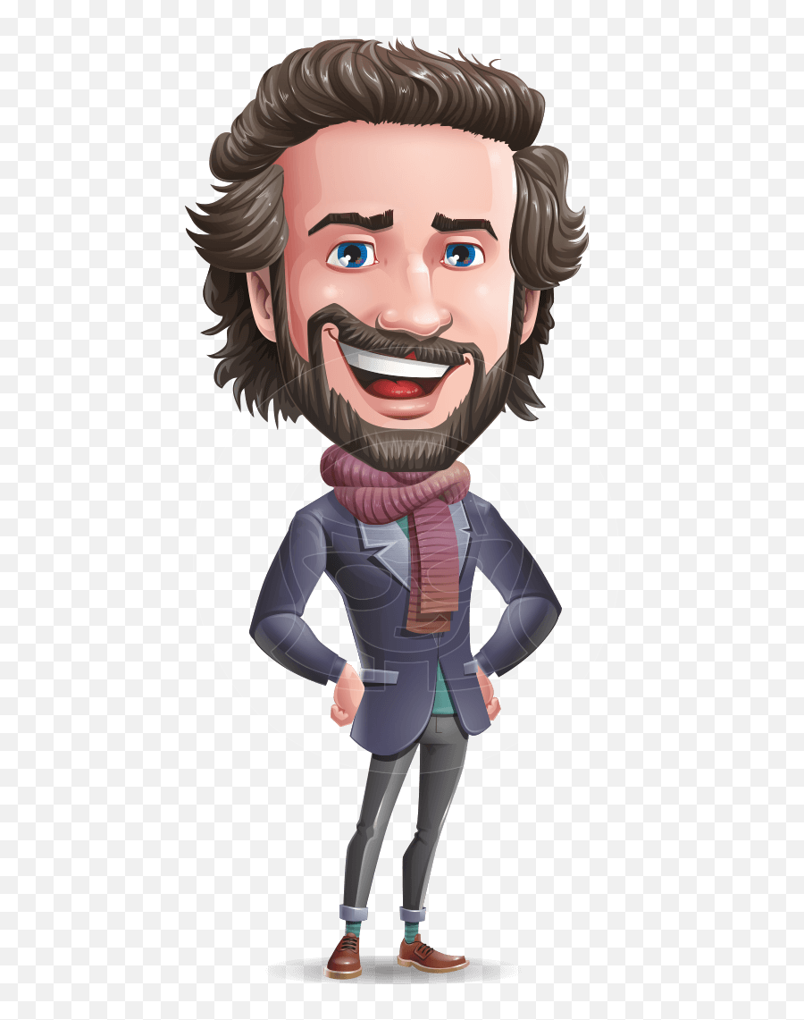 Stylish Man Cartoon Vector Character - 112 Illustrations Graphicmama Vector Man Cartoon Emoji,Holding All Your Emotions In And Smile