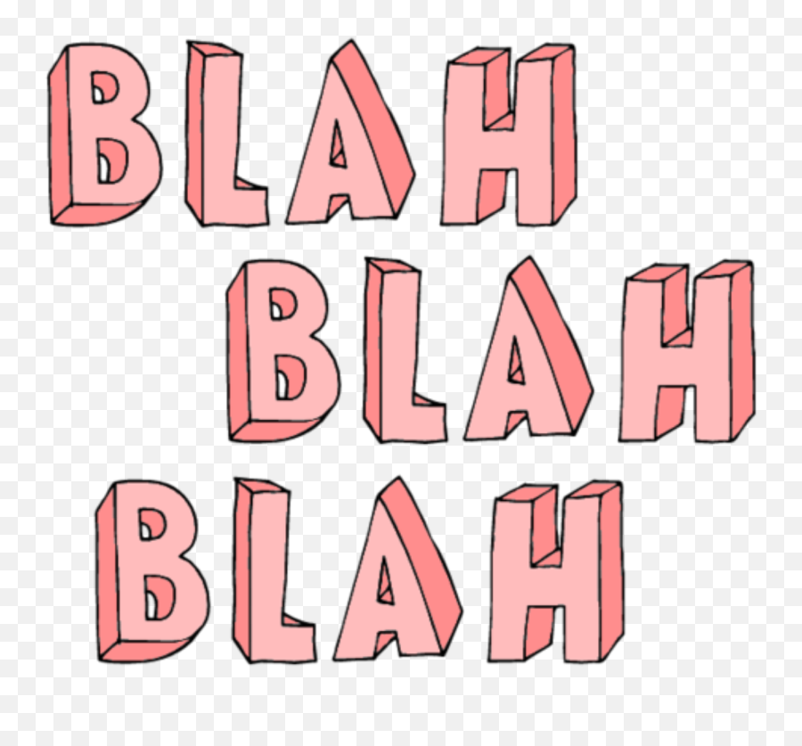 Blah Remixit Tumblr Sticker - Background Blah Blah Blah Emoji,Blah Emoji