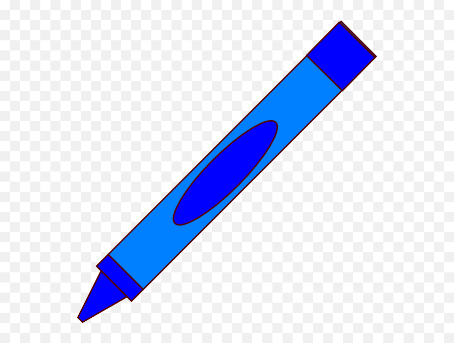 Blue Crayon Clip Art N4 Free Image Download - Blue Crayon Clipart Emoji,Crayon Box Of Emotions