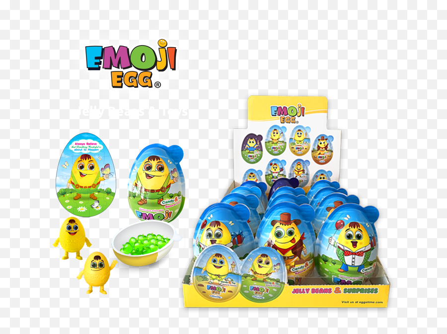 Emoji Egg 48pcs - Happy,Empty Stomach Emoji