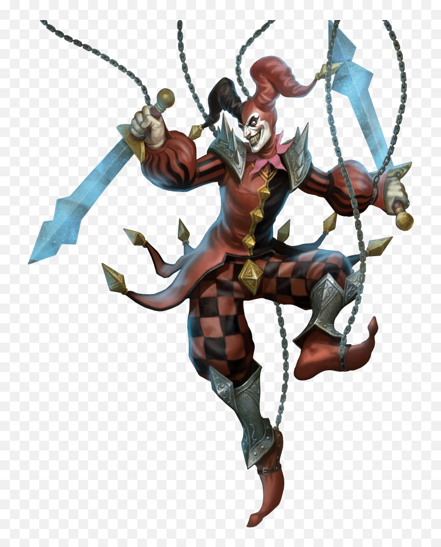 Download Classic Old Shaco Splashart Png Image For Free - Shaco Transparent Emoji,Ahri Emoticon