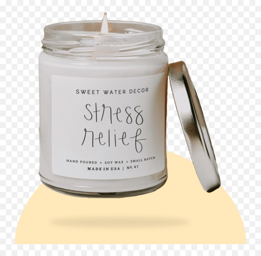 Stress Relief Soy Candle - Skin Care Emoji,I Am Trapped In A Glass Case Of Emotion