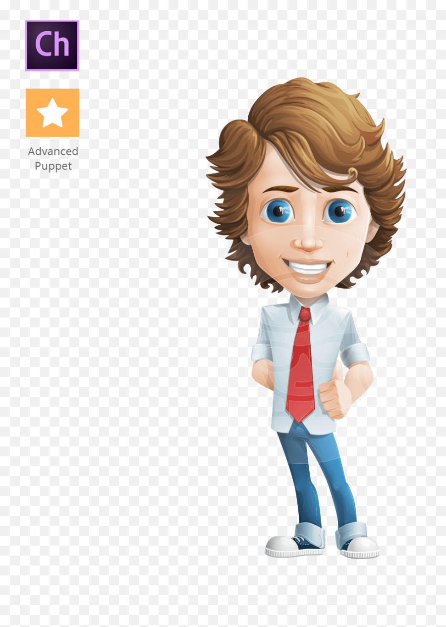 Young Business Boy Adobe Character Animator Puppet Graphicmama Emoji,Young Boy Emotions