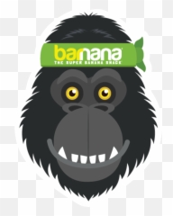 Nana Banana Gifs - Gif Of Gorilla Smile Emoji,Banana Peel Fall Gif Emoticon